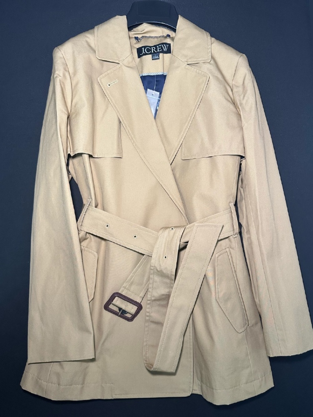 J Crew Cropped Icon Trench Coat - Picture 11 of 11